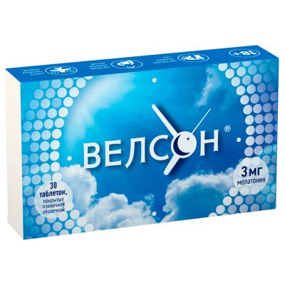 Лот: 23985571. Фото: 1. Велсон таб.п о 3мг №30. Лекарства