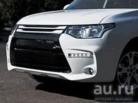 Лот: 18330021. Фото: 1. Бампер передний Mitsubishi Outlander... Детали тюнинга