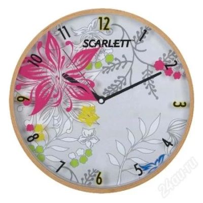 Лот: 2572679. Фото: 1. Часы Scarlett SC-33A настенные... Часы настенные, настольные