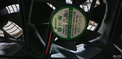 Лот: 13436993. Фото: 1. Вентилятор Evercool 12В 0.58A... Системы охлаждения