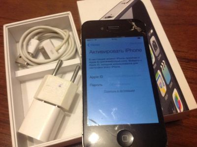 Лот: 6364991. Фото: 1. iPhone 4s black / обмен. Смартфоны