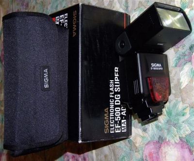 Лот: 698149. Фото: 1. Sigma EF 500 DG Super for Sony... Вспышки, осветители, рассеиватели