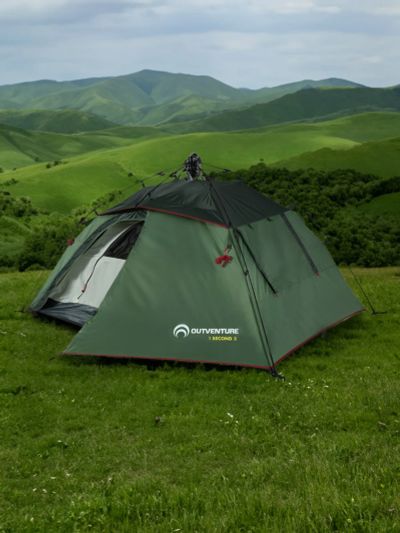 Лот: 23229367. Фото: 1. Палатка 3-местная Outventure 1... Палатки, тенты