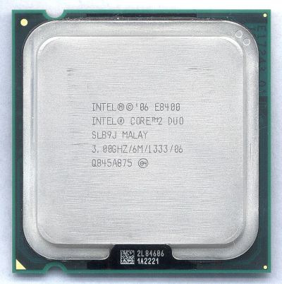 Лот: 6400513. Фото: 1. Процессор Intel Core2Duo E8400... Процессоры