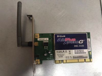 Лот: 18208292. Фото: 1. Wifi сетевая карта Dlink DWL-G520. WiFi, Bluetooth адаптеры