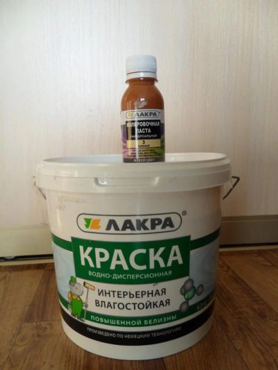Лот: 3848435. Фото: 1. Краска водостойкая для стен и... Краски, лаки, растворитель