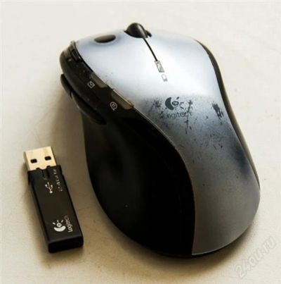 Лот: 1721047. Фото: 1. беспроводная мышь logitech mx-610... Клавиатуры и мыши