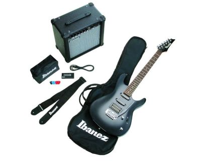 Лот: 14665931. Фото: 1. Ibanez GSA6JU-BKN + комобоусилитель... Гитары