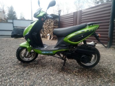Лот: 17539833. Фото: 1. Скутер Racer Flame RC125T-9X. Мотороллеры, мопеды