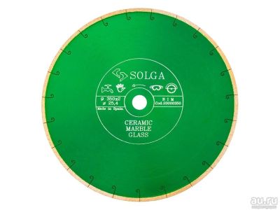 Лот: 9196730. Фото: 1. Диск алмазный Solga Ceramics Marble... Расходные материалы, сменные насадки