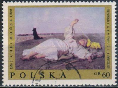 Лот: 25646145. Фото: 1. 1969. Польша. Польская живопись... Марки