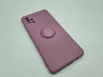 Лот: 18245495. Фото: 1. Чехол накладка Samsung A51 фиолетовый... Чехлы, бамперы