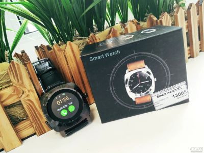 Лот: 13679594. Фото: 1. Smart Watch X3 (Black). Смарт-часы, фитнес-браслеты, аксессуары