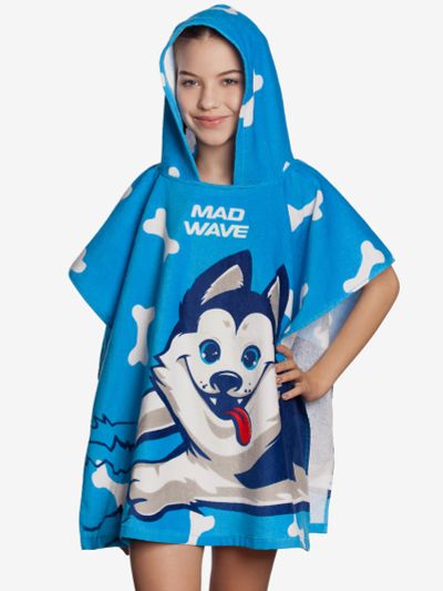 Лот: 22408352. Фото: 1. Детское пончо Mad Wave HUSKY Poncho... Другое (спортивная одежда)