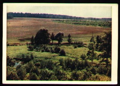 Лот: 4746558. Фото: 1. художественная открытка 1950-х... Открытки, конверты