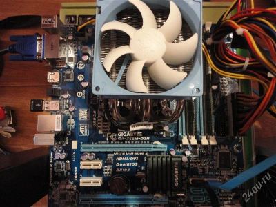 Лот: 2774466. Фото: 1. Материнская плата Gigabyte LGA1155... Материнские платы