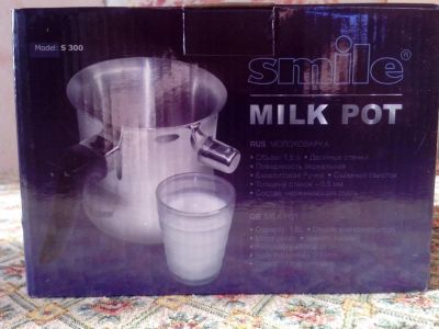 Лот: 8547569. Фото: 1. Молоковарка (Milk pot) Smile S300... Кастрюли