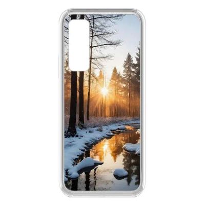 Лот: 25134598. Фото: 1. Чехол Krutoff Clear Case "Весна... Чехлы, бамперы
