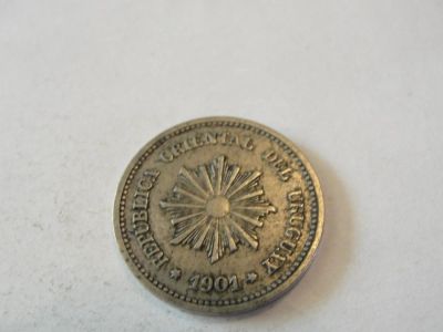 Лот: 4929040. Фото: 1. Уругвай, 2 сентесимо, 1901. Америка