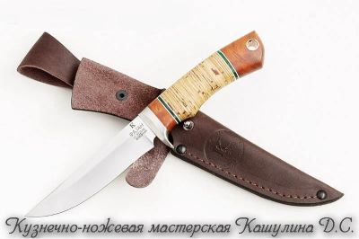 Лот: 20863719. Фото: 1. Нож КАШУЛИН ДС Фазан (65Х13). Ножи, топоры