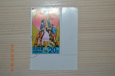 Лот: 5820654. Фото: 1. Марка Кореи 1978г. Чемпионат мира... Марки