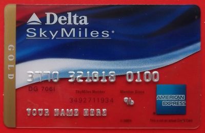 Лот: 1853901. Фото: 1. (№1770) карта "Delta" (Sky Miles... Телефонные, пластиковые карты