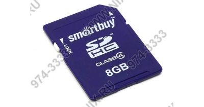 Лот: 3097565. Фото: 1. Флеш карта Smart buy 8 гб - Класс... Карты памяти