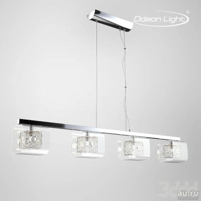 Лот: 17494010. Фото: 1. Люстра Odeon Light G9 4xLed. Люстры, потолочные и подвесные светильники