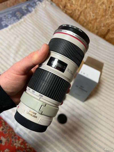 Лот: 18483177. Фото: 1. Canon 70-200 f4 со стабом. Объективы