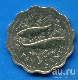 Лот: 8896352. Фото: 1. Багамские острова-Багамы 10 центов... Америка
