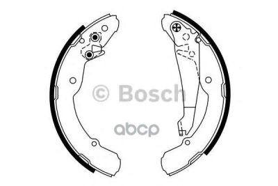 Лот: 14082094. Фото: 1. Колодки тормозные барабанные Bosch... Другое (автозапчасти)