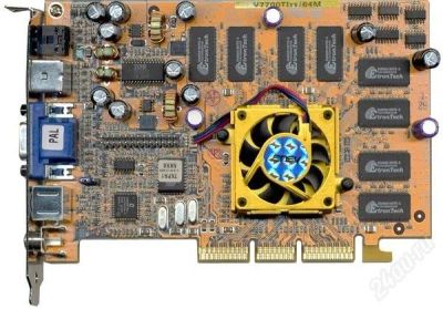 Лот: 1521873. Фото: 1. Видеокарта ASUS V7700 TI GeForce2... Видеокарты