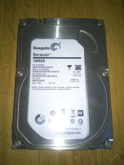Лот: 7635640. Фото: 1. Жёсткий диск Seagate ST1000DM003... Жёсткие диски (HDD)