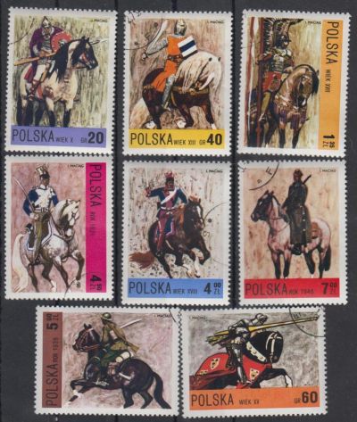 Лот: 6733717. Фото: 1. 1972 г. Польша. Всадники разных... Марки