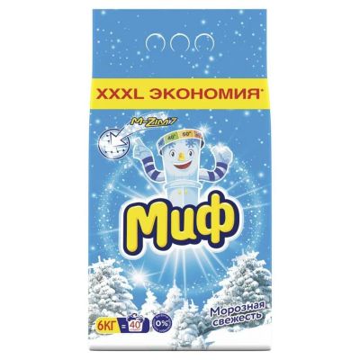 Лот: 24117082. Фото: 1. Стиральный порошок Миф, 6 кг... Бытовая химия