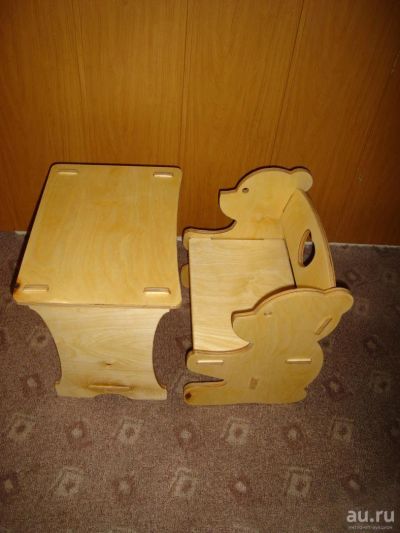 Лот: 7815254. Фото: 1. Детская мебель "Мишки" (столик... Столики, стулья, парты