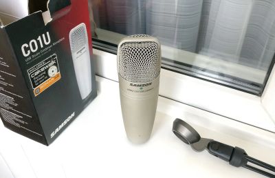 Лот: 7877332. Фото: 1. Конденсаторный USB микрофон Samson... Студийные микрофоны, радиомикрофоны и радиосистемы