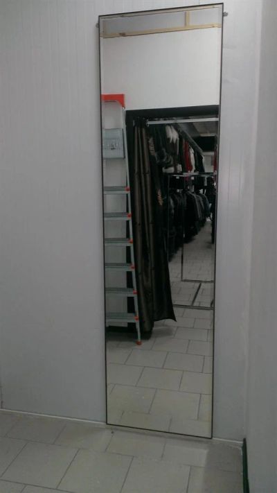 Лот: 3522312. Фото: 1. Зеркало 220*60 в темно-коричневой... Торговое
