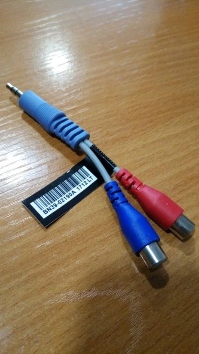 Лот: 11427464. Фото: 1. Шнур П3,5 - 2RCA-гнезда Samsung... Шнуры, кабели, разъёмы