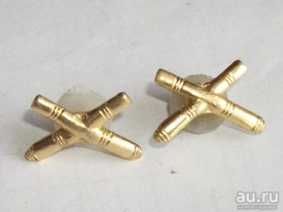 Лот: 9491143. Фото: 1. Эмблема знак петличный артиллерия... Нашивки, шевроны, погоны