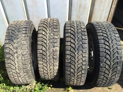 Лот: 7788901. Фото: 1. Зимняя резина на штампах r13 bridgestone... Шины на дисках