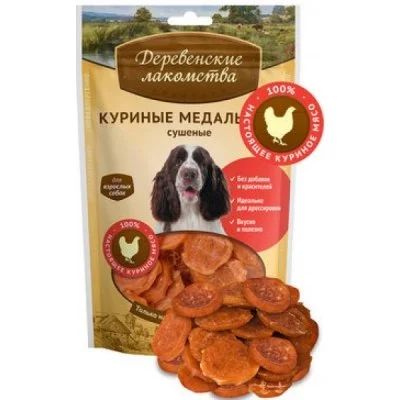 Лот: 13955941. Фото: 1. Медальоны куриные Деревенские... Корма