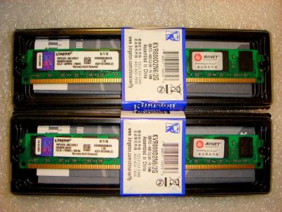 Лот: 10522949. Фото: 1. Оперативная память Kingston DDR2-800... Оперативная память