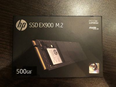 Лот: 14575797. Фото: 1. 500GB SSD HP EX900 M.2 NVMe 1... SSD-накопители