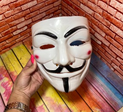 Лот: 17674344. Фото: 1. новая маска анонимус Гай фокс... Карнавальные маски, шляпы, аксессуары