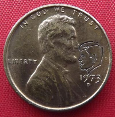 Лот: 2006288. Фото: 1. (№1874/LK) 1 цент 1973 (США) с... Америка