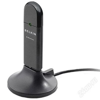 Лот: 1257543. Фото: 1. Продам Wi-Fi USB-адаптер Belkin... WiFi, Bluetooth адаптеры