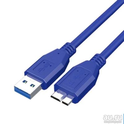 Лот: 18240540. Фото: 1. Кабель USB 3.0 to Micro B для... Шлейфы, кабели, переходники