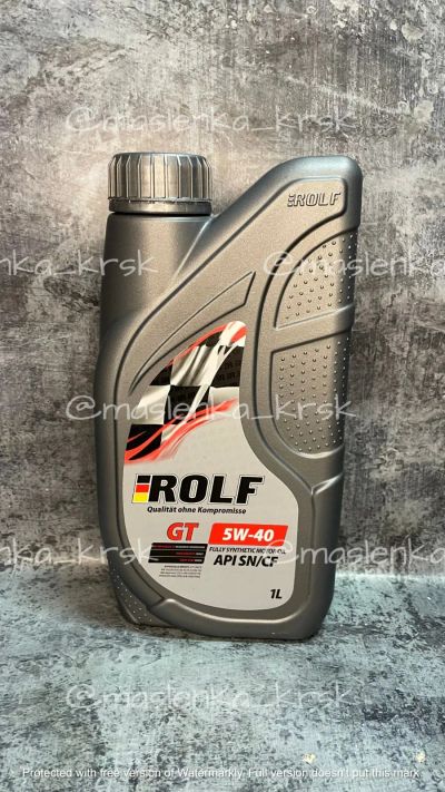 Лот: 19867273. Фото: 1. Масло моторное рольф Rolf GT 5w40... Масла, жидкости