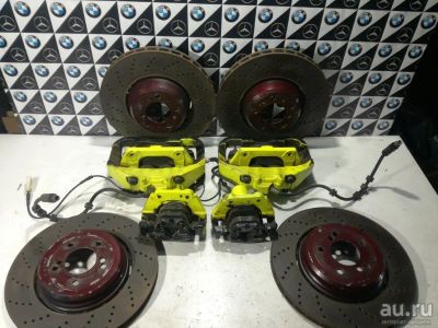 Лот: 15503764. Фото: 1. Суппорт c BMW 5-series (Е60) N52B25... Тормозная система
